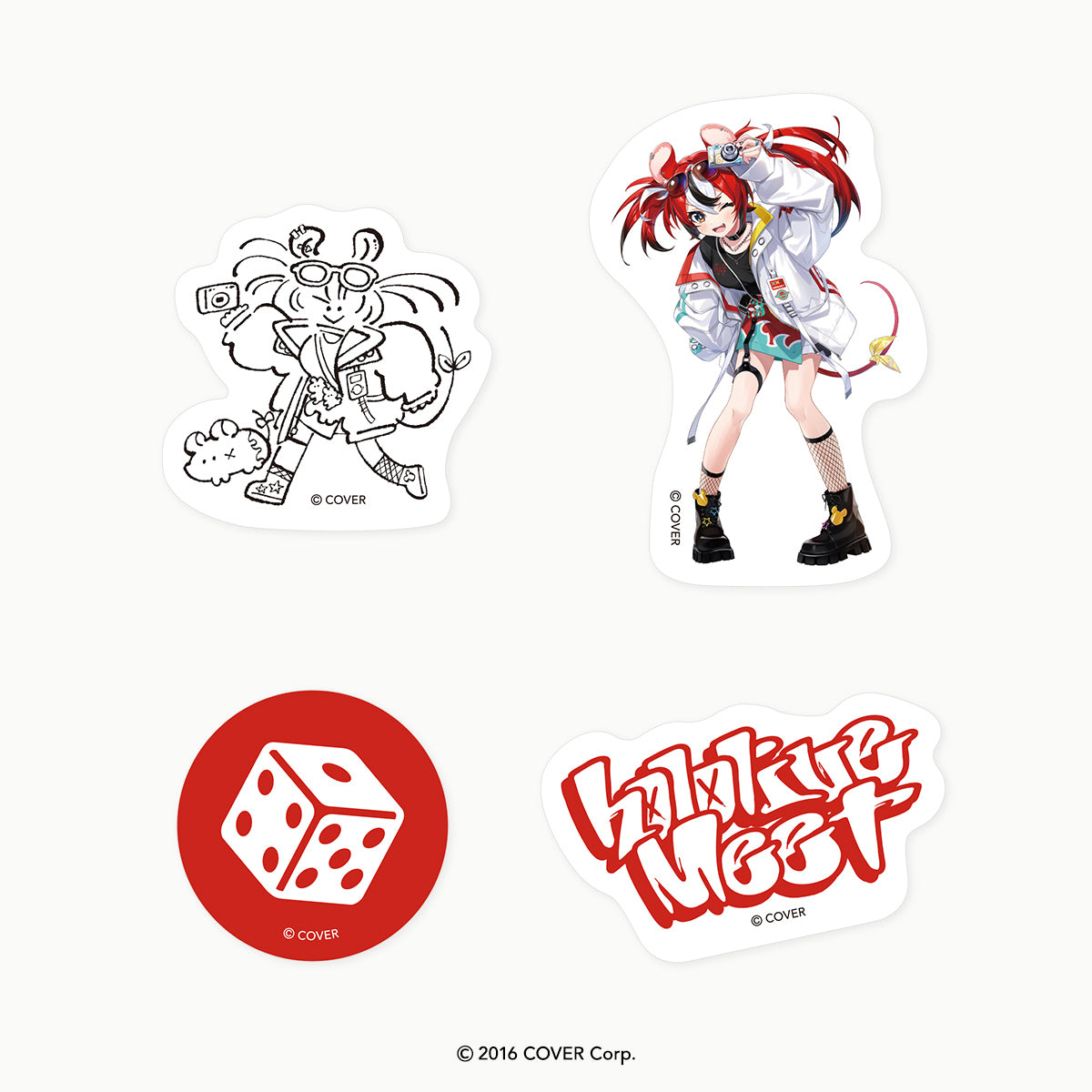 「hololive Meet 2024」ダイカットステッカーセット ハコス・ベールズ【予約商品】