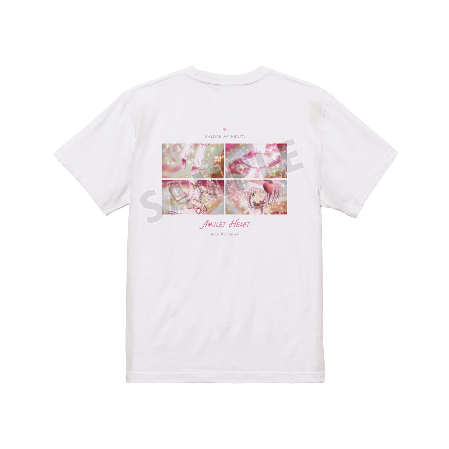 TVアニメ「しゅごキャラ!」 アミュレットハート アンロック場面写Tシャツメンズ