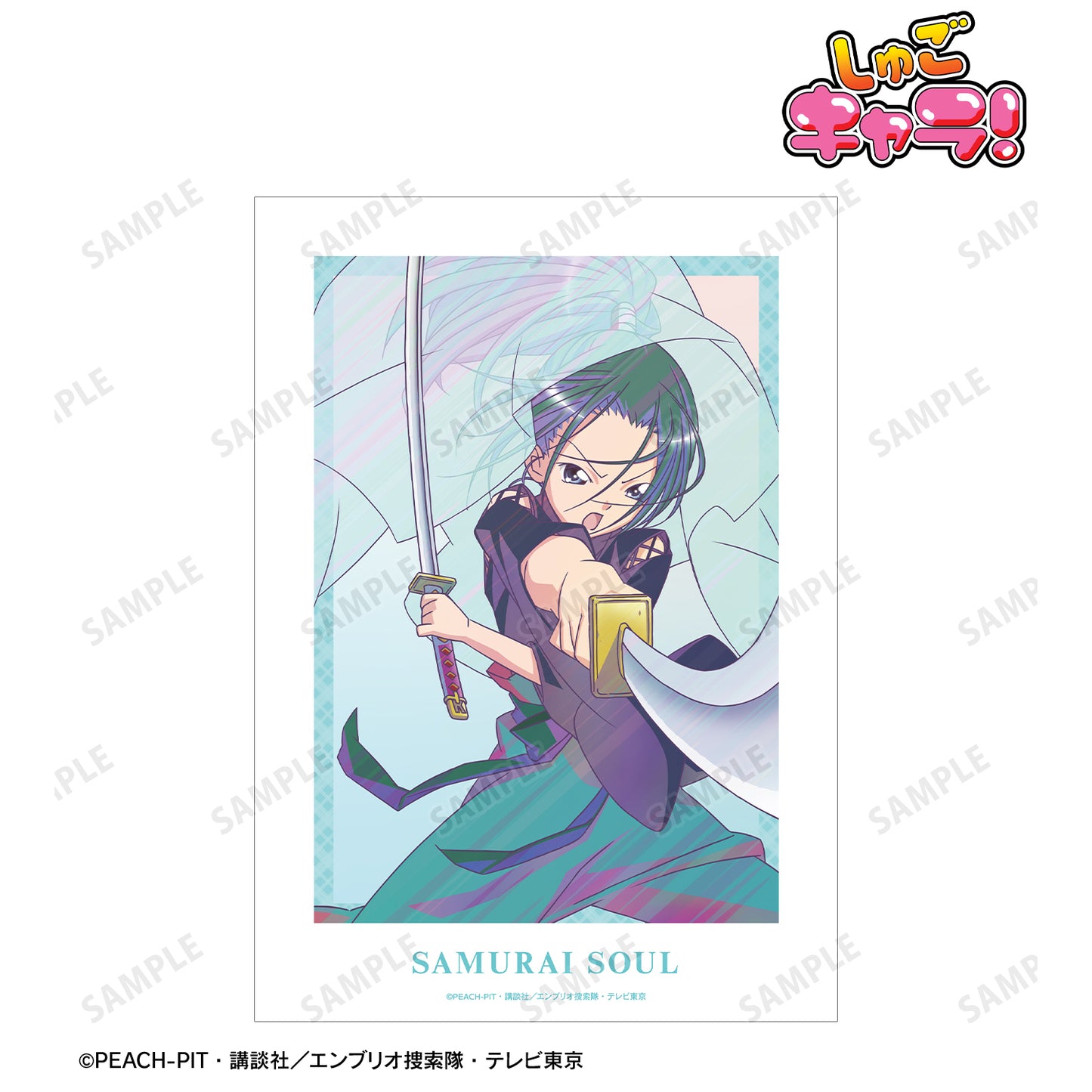 サムライソウル Ani-Art clear label A3マット加工ポスター【予約商品】