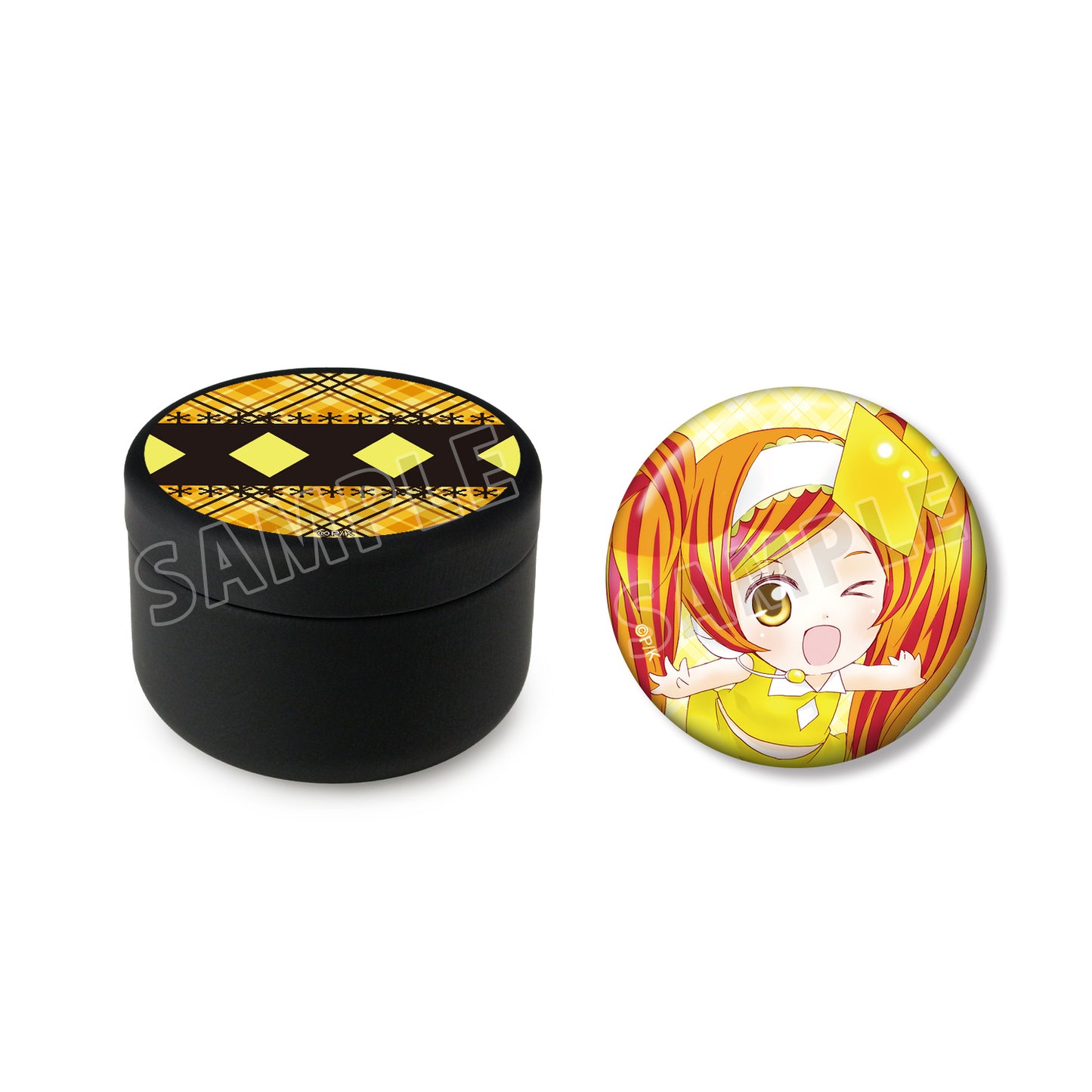 『しゅごキャラ!』ダイヤ 缶バッジ付きプチ缶ケース