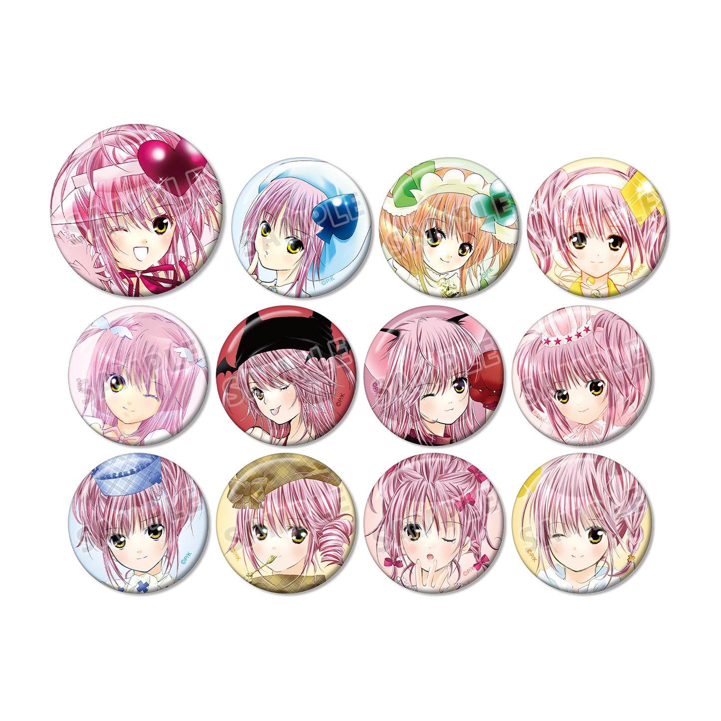 『しゅごキャラ!』トレーディングカラーイラスト缶バッジ