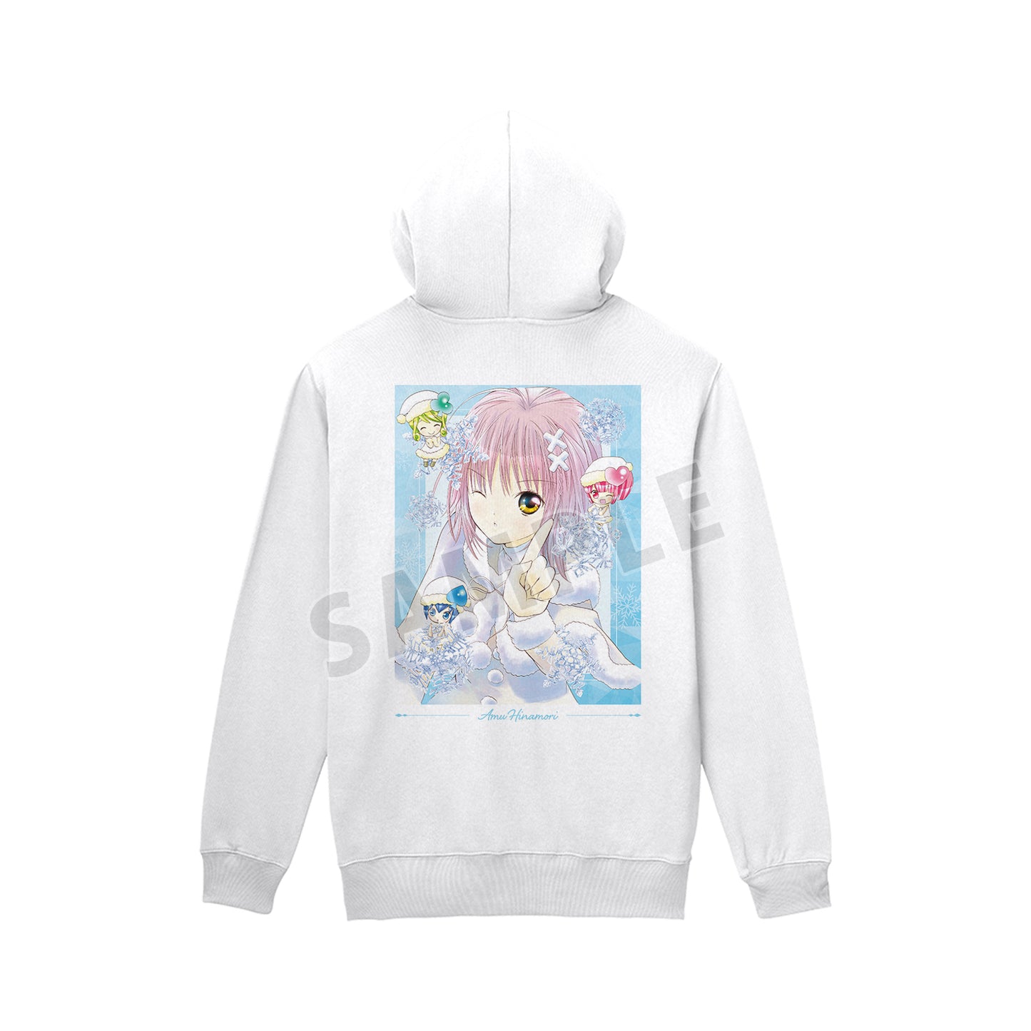 『しゅごキャラ!』日奈森あむ バックプリントジップパーカーレディース