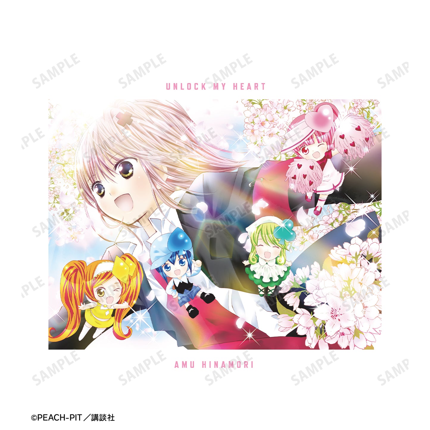 『しゅごキャラ!』日奈森あむ Tシャツ ver.Bメンズ