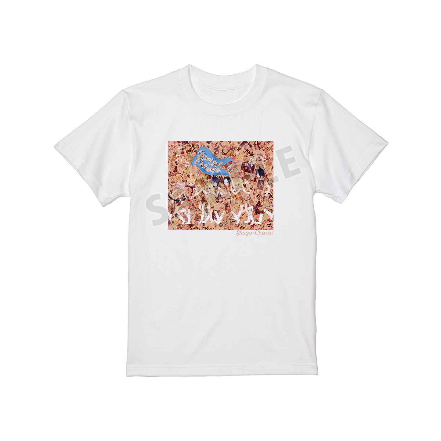 『しゅごキャラ!』集合 カラーイラストTシャツレディース