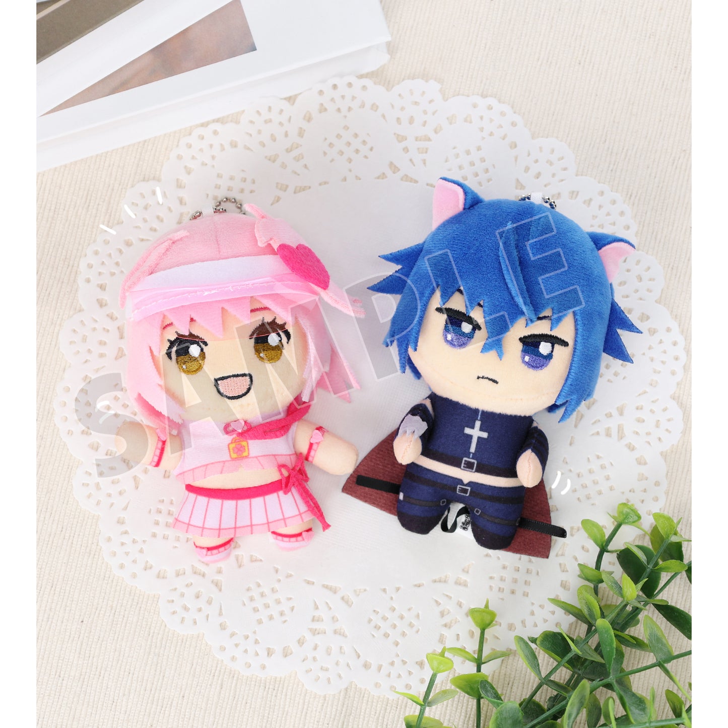 『しゅごキャラ!』ちょこんと! ぬいぐるみマスコットセット アミュレットハート&ブラックリンクス