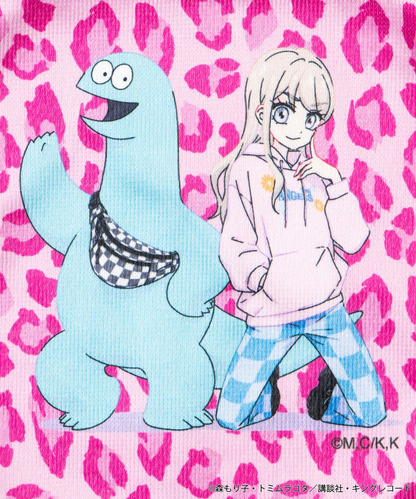 ギャルと恐竜 ハンドタオル