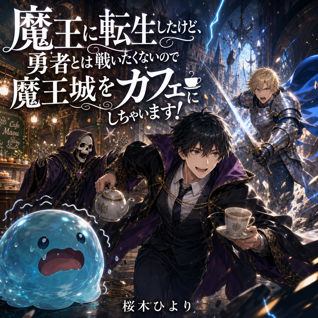 【オーディオブック】魔王に転生したけど、勇者とは戦いたくないので魔王城をカフェにしちゃいます!