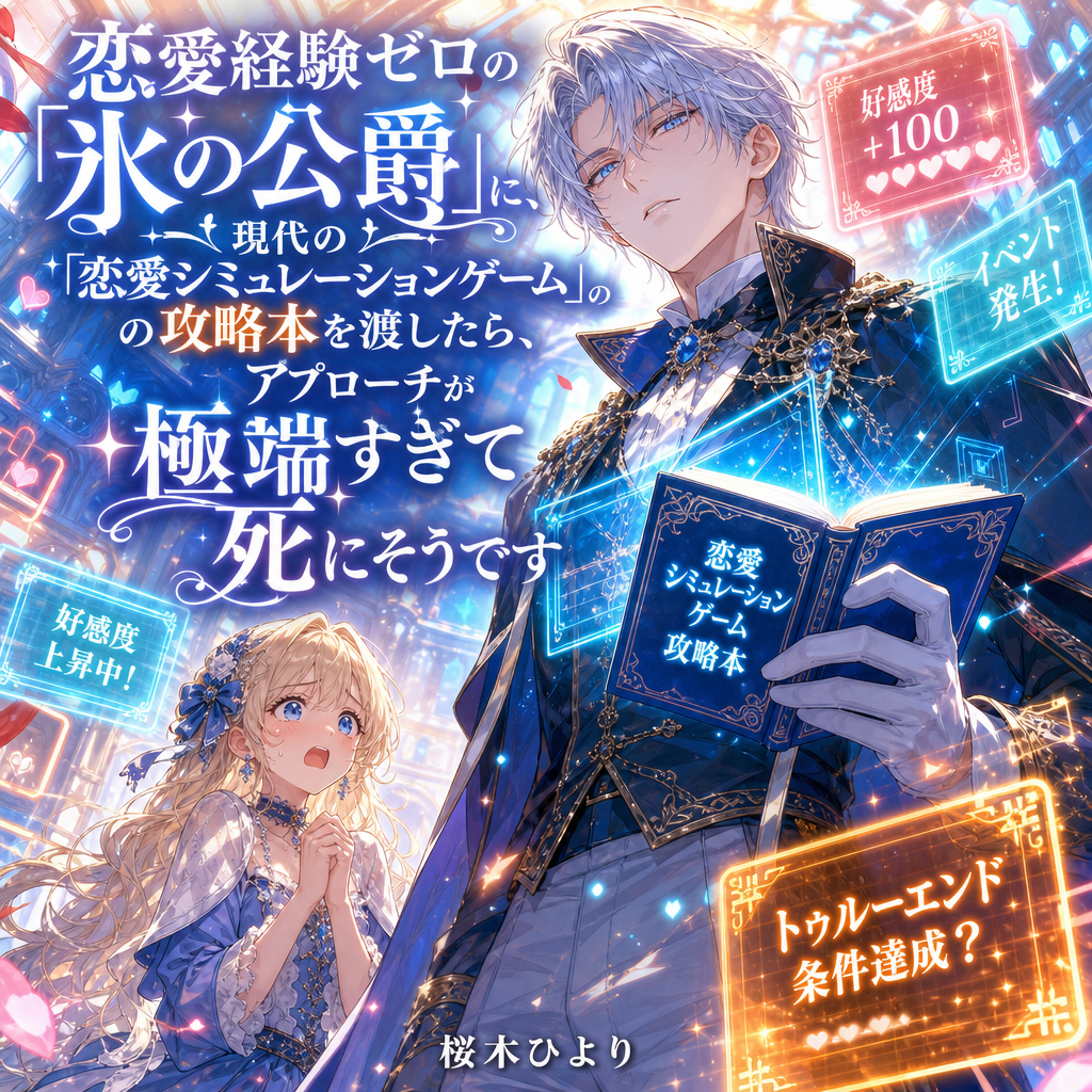 【オーディオブック】恋愛経験ゼロの「氷の公爵」に、現代の「恋愛シミュレーションゲーム」の攻略本を渡したら、アプローチが極端すぎて死にそうです
