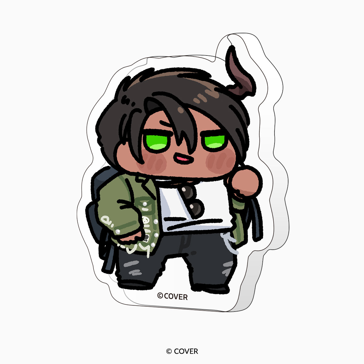 「hololive Meet 2025」ちびイラスト アクリルミニフィギュア 荒咬オウガ【予約商品】