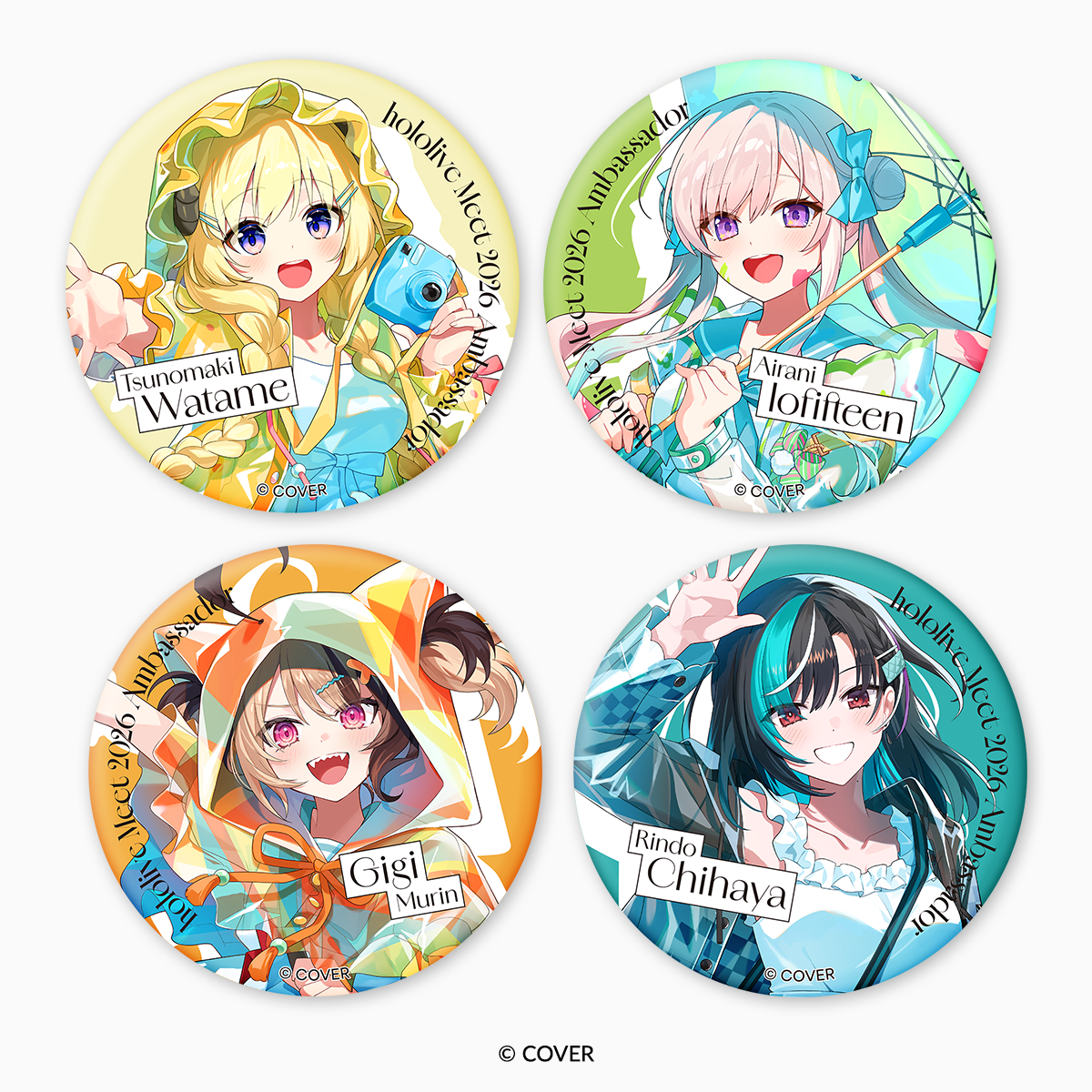 「hololive Meet 2026」ホログラム缶バッジ ジジ・ムリン【予約商品】