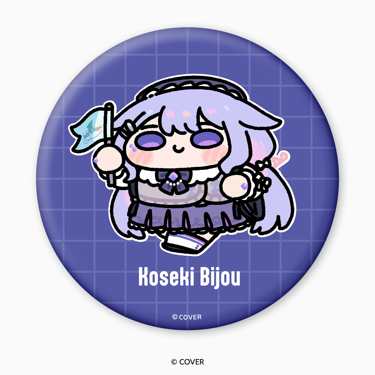 「hololive Meet 2025」ちびイラスト BIG缶バッジ 古石ビジュー【予約商品】