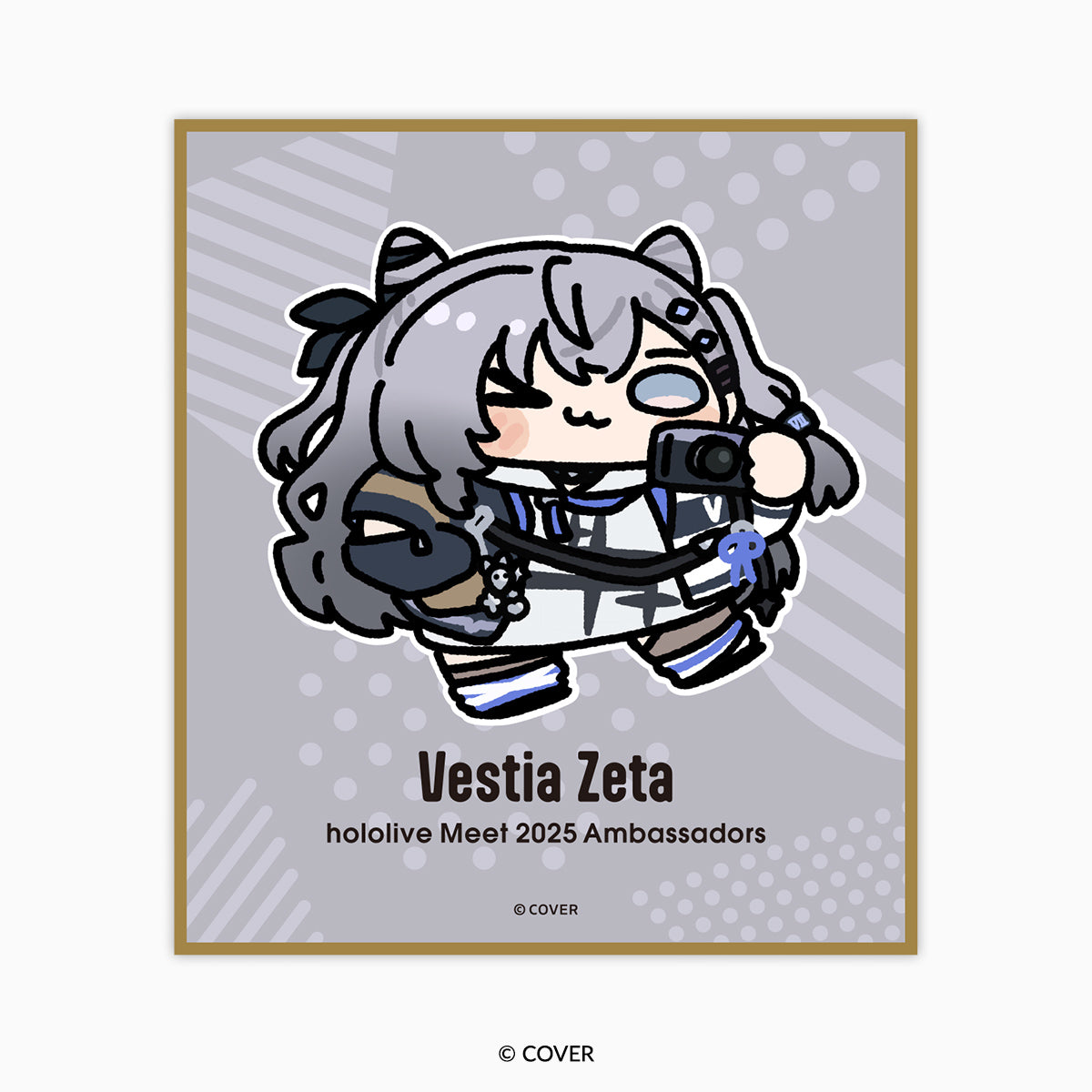 「hololive Meet 2025」ちびイラスト トレーディングミニ色紙(6種)コンプリートセット