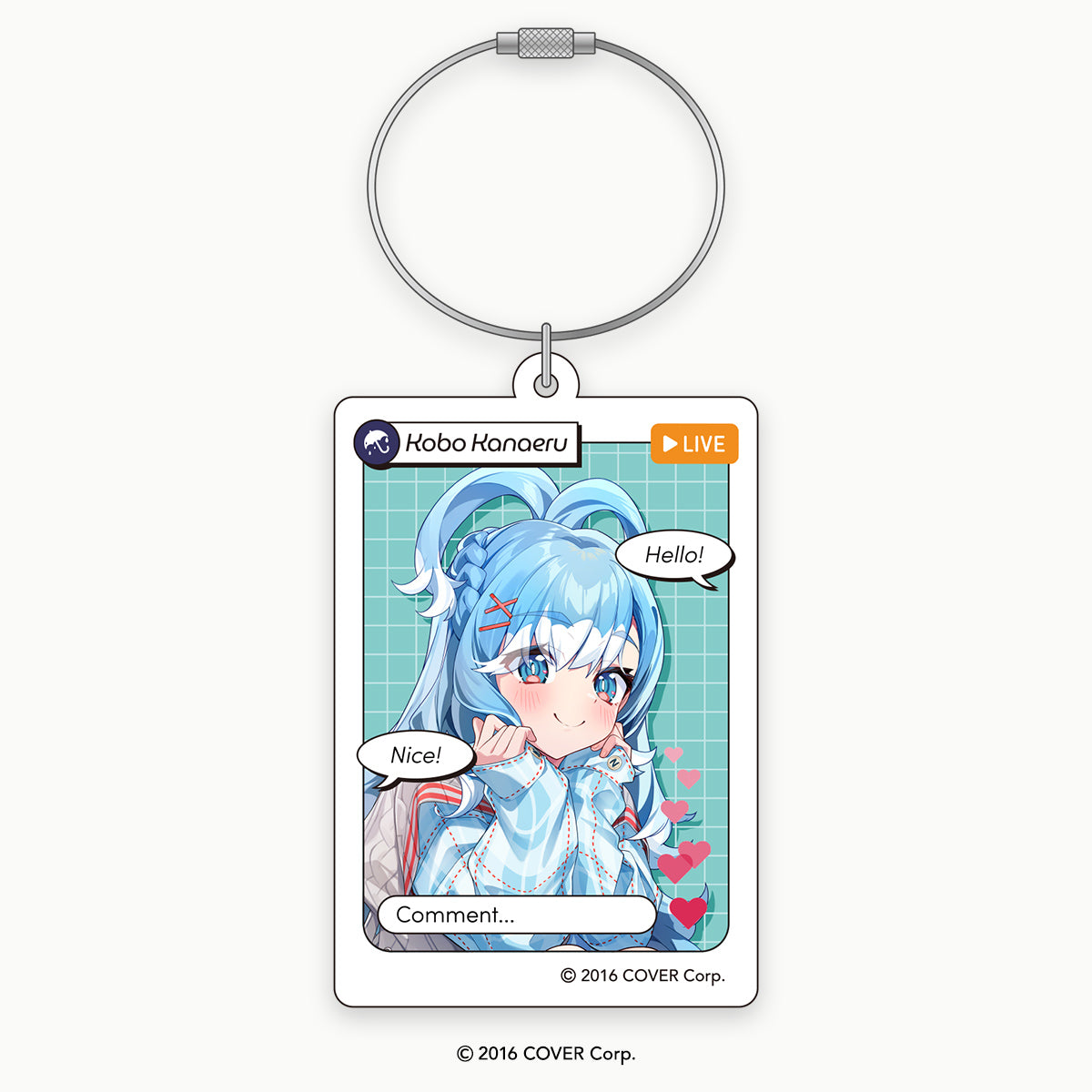 「hololive Meet 2024」配信画面アクリルキーホルダー こぼ・かなえる