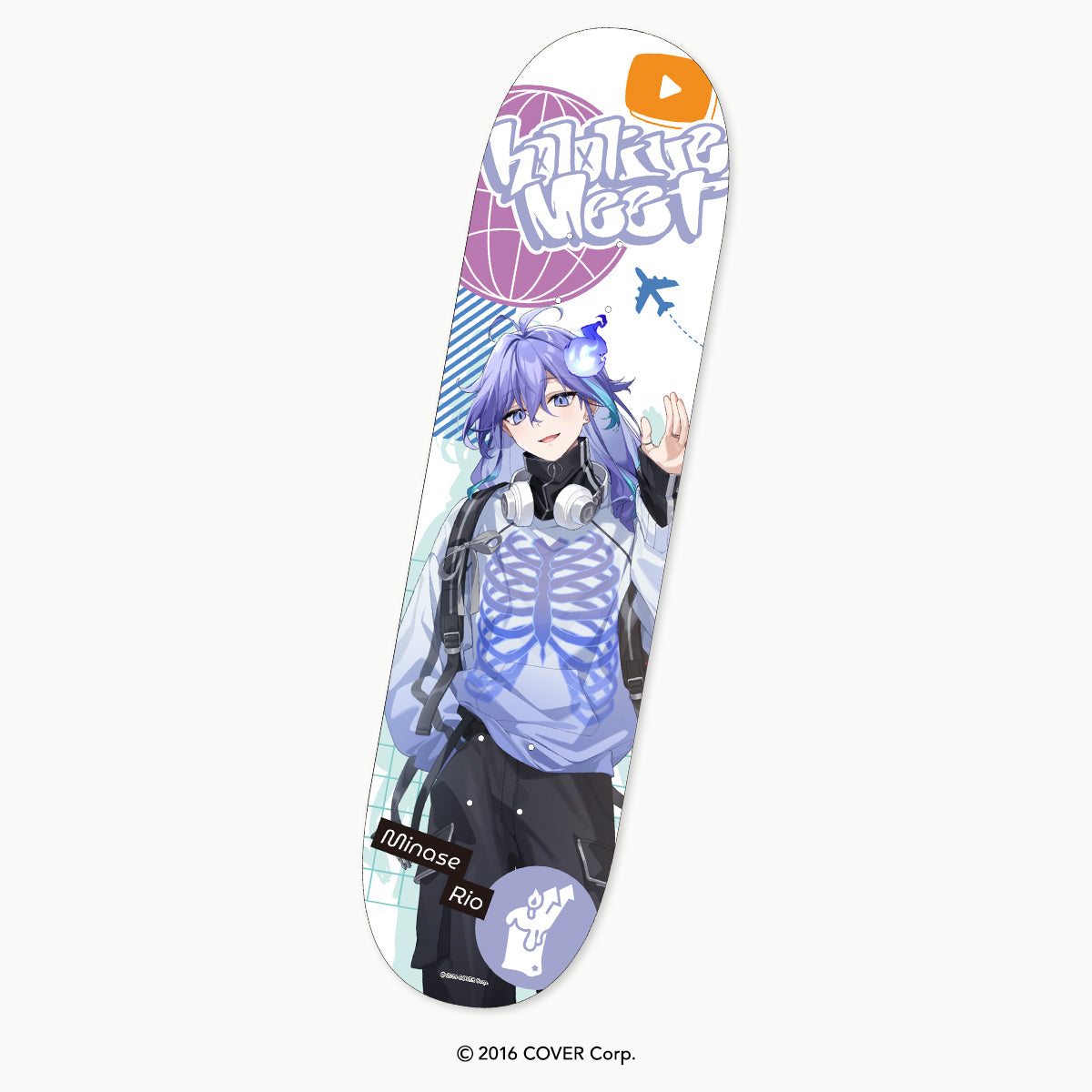 「hololive Meet 2024」グラフィックスケートボード 水無世燐央