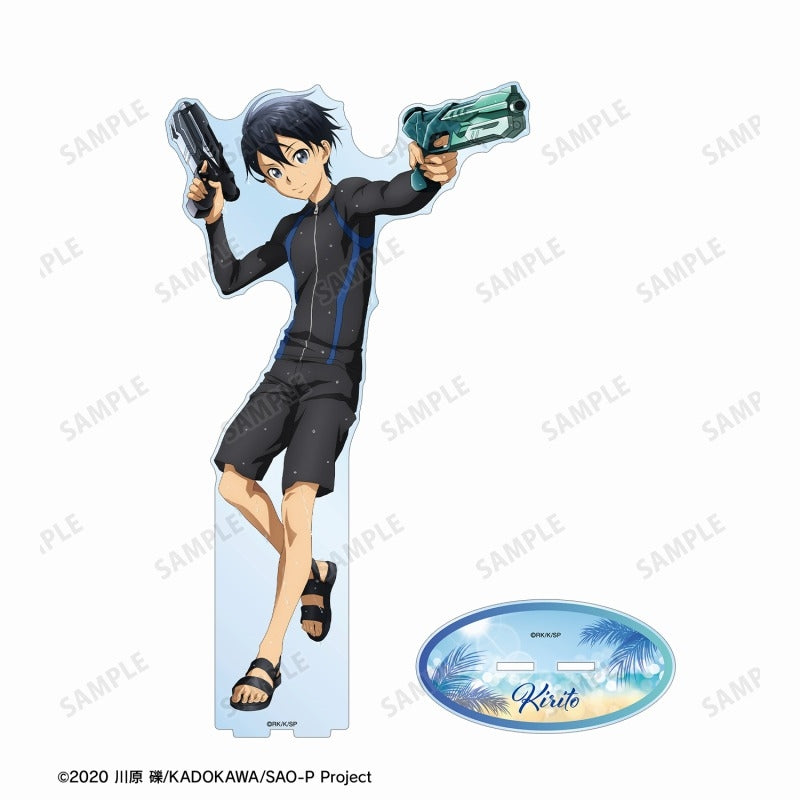 ソードアート・オンライン 描き下ろし キリト ウォーターガンバトルVer. 特大アクリルスタンド【予約商品】