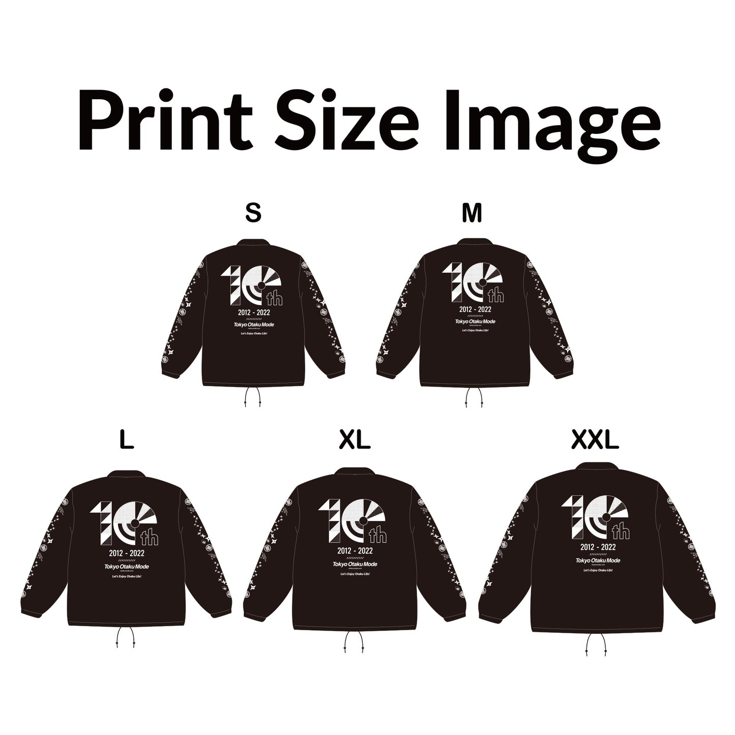 Tokyo Otaku Mode 10th Anniversary コーチジャケット(全5種)