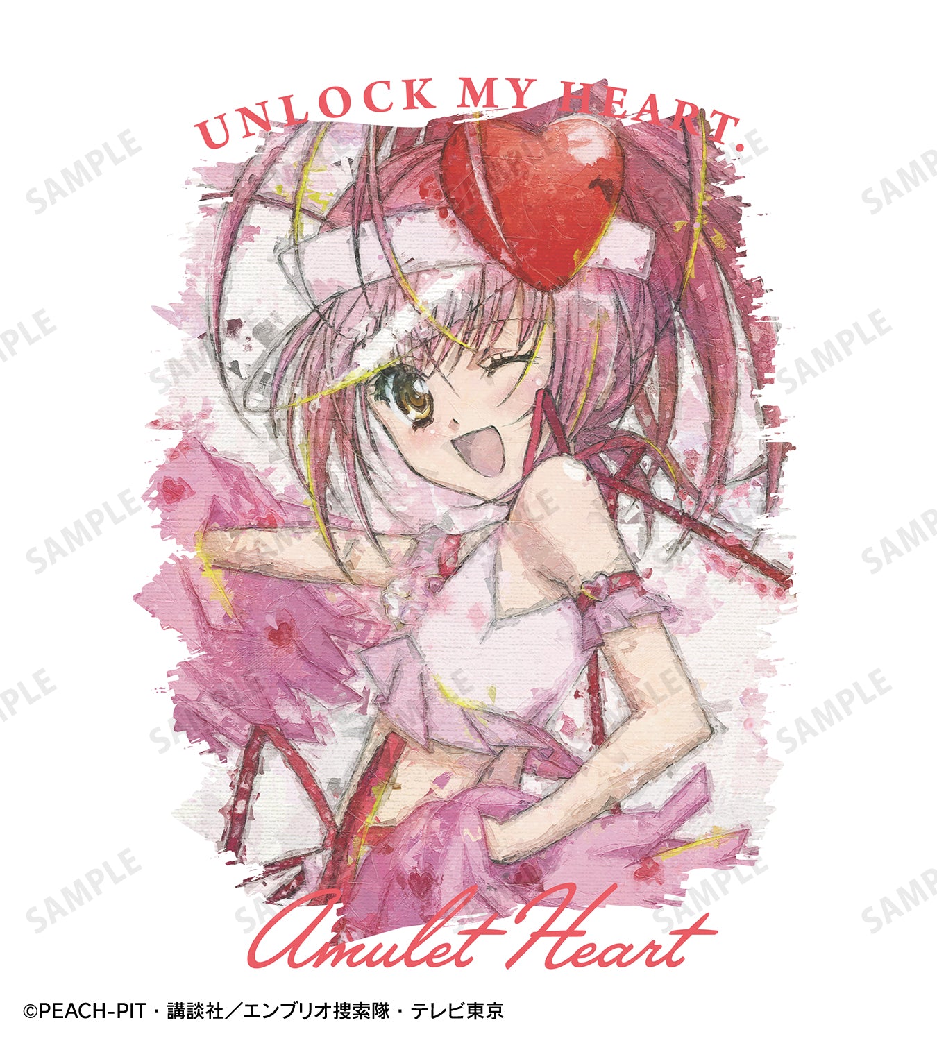 アミュレットハート grunge CANVAS Tシャツレディース【予約商品】