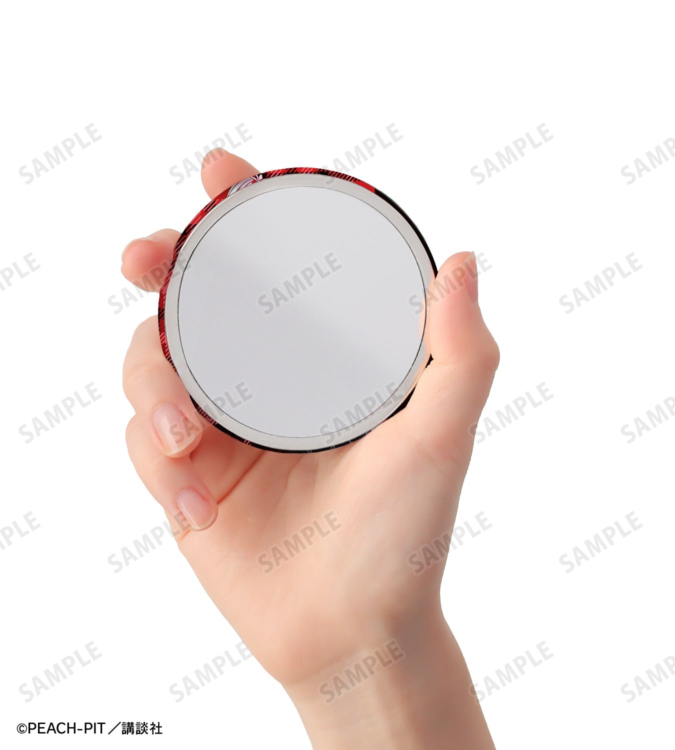 PEACH-PIT先生 描き下ろし 日奈森あむ ゴスパンクver. 缶ミラー