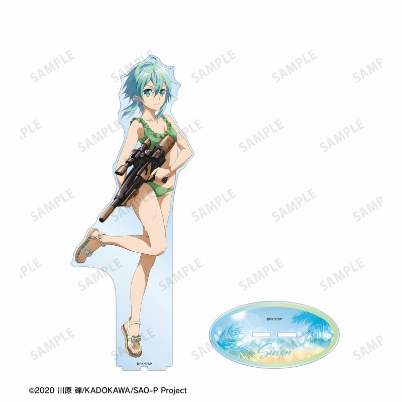ソードアート・オンライン 描き下ろし シノン ウォーターガンバトルVer. 特大アクリルスタンド【予約商品】