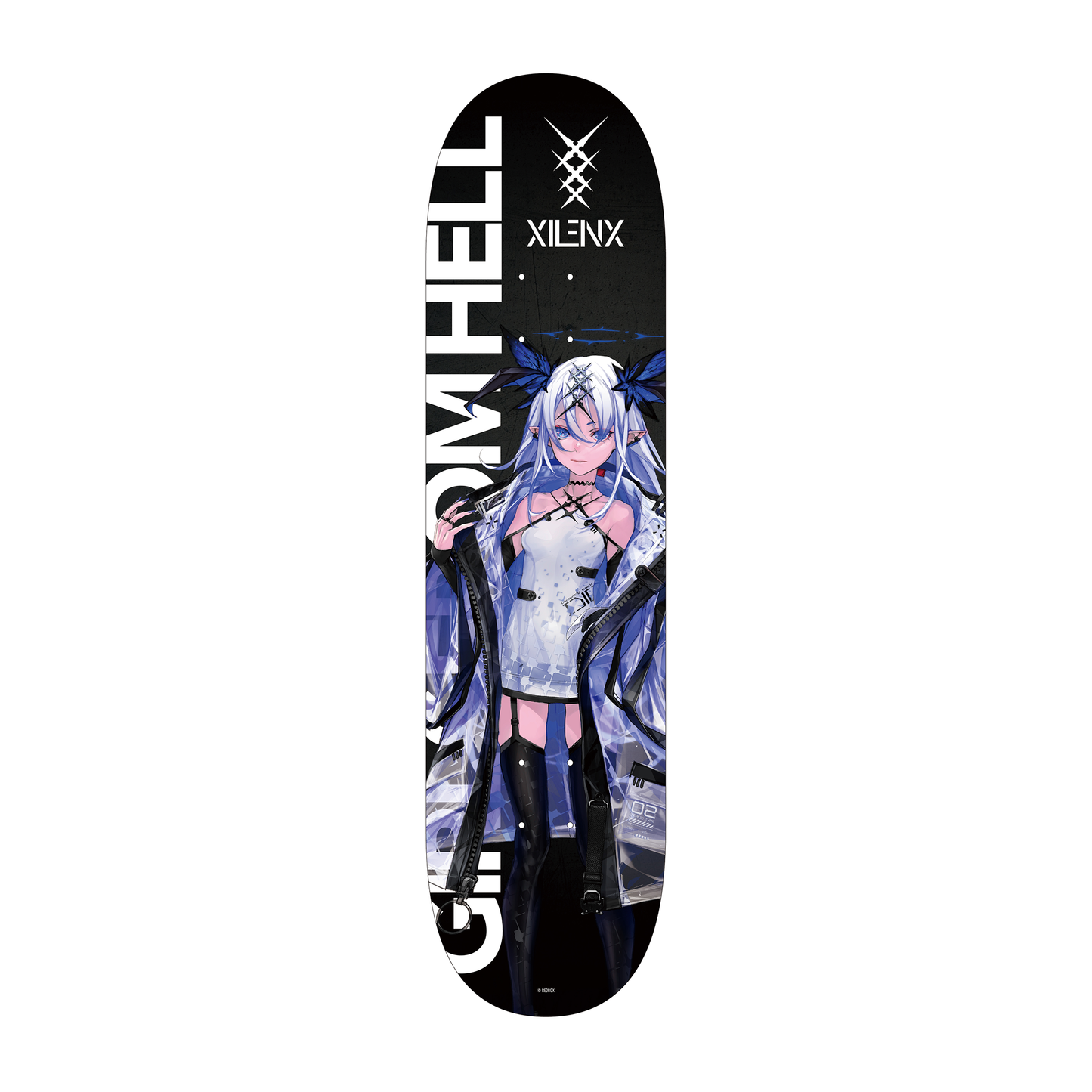 グラフィックスケートボード GIRLS FROM HELL/XilenX