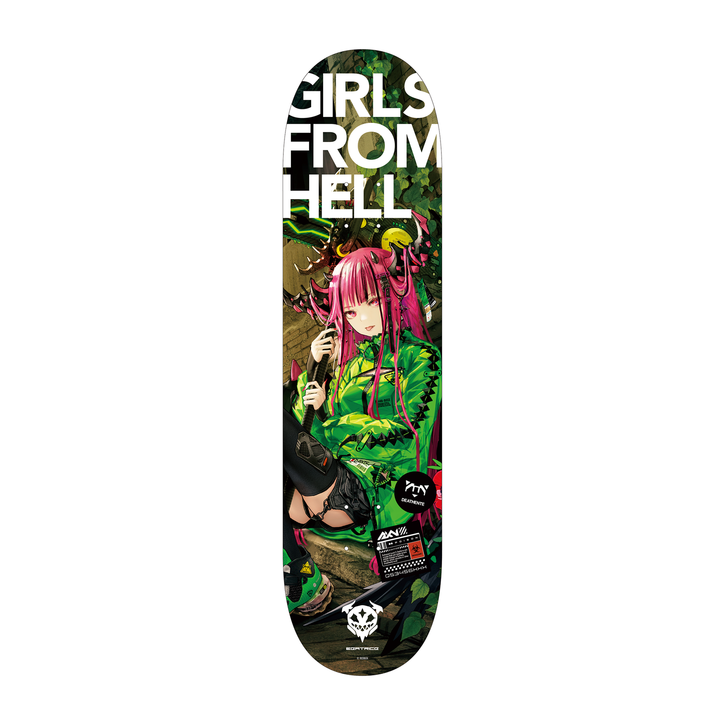 グラフィックスケートボード GIRLS FROM HELL/Beatrice