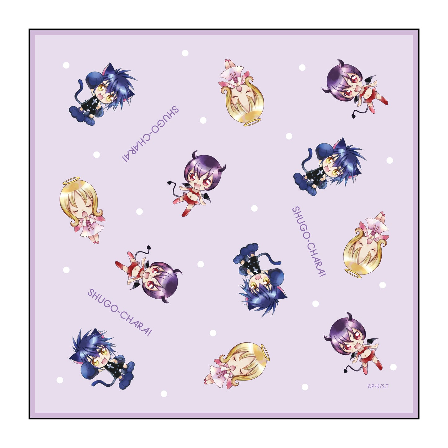 TVアニメ『しゅごキャラ!』ミニタオル PALE TONE series(全3種)