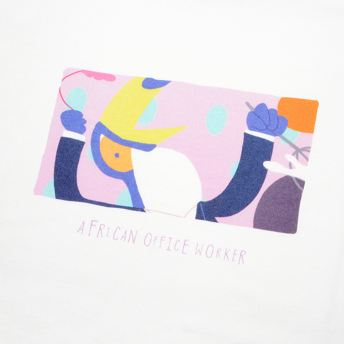 アフリカのサラリーマン Tシャツ