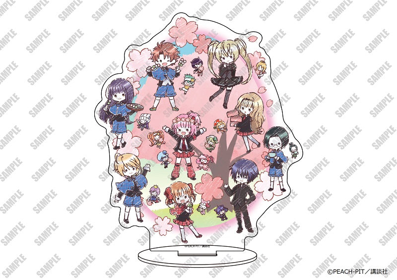 キャラアクリルフィギュア「しゅごキャラ!」01/集合デザイン お花見ver.(グラフアート)