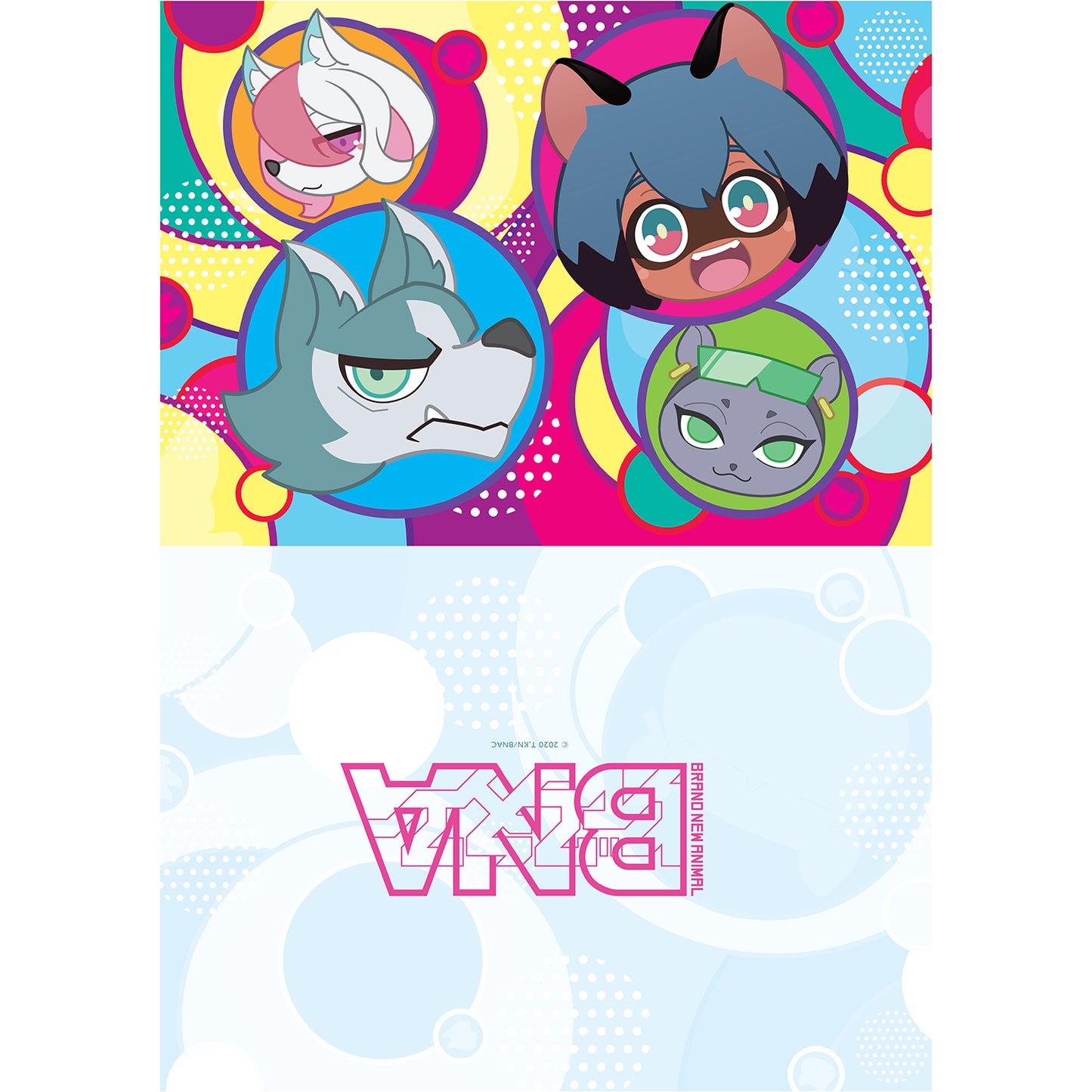 BNA クリアファイル デフォルメ