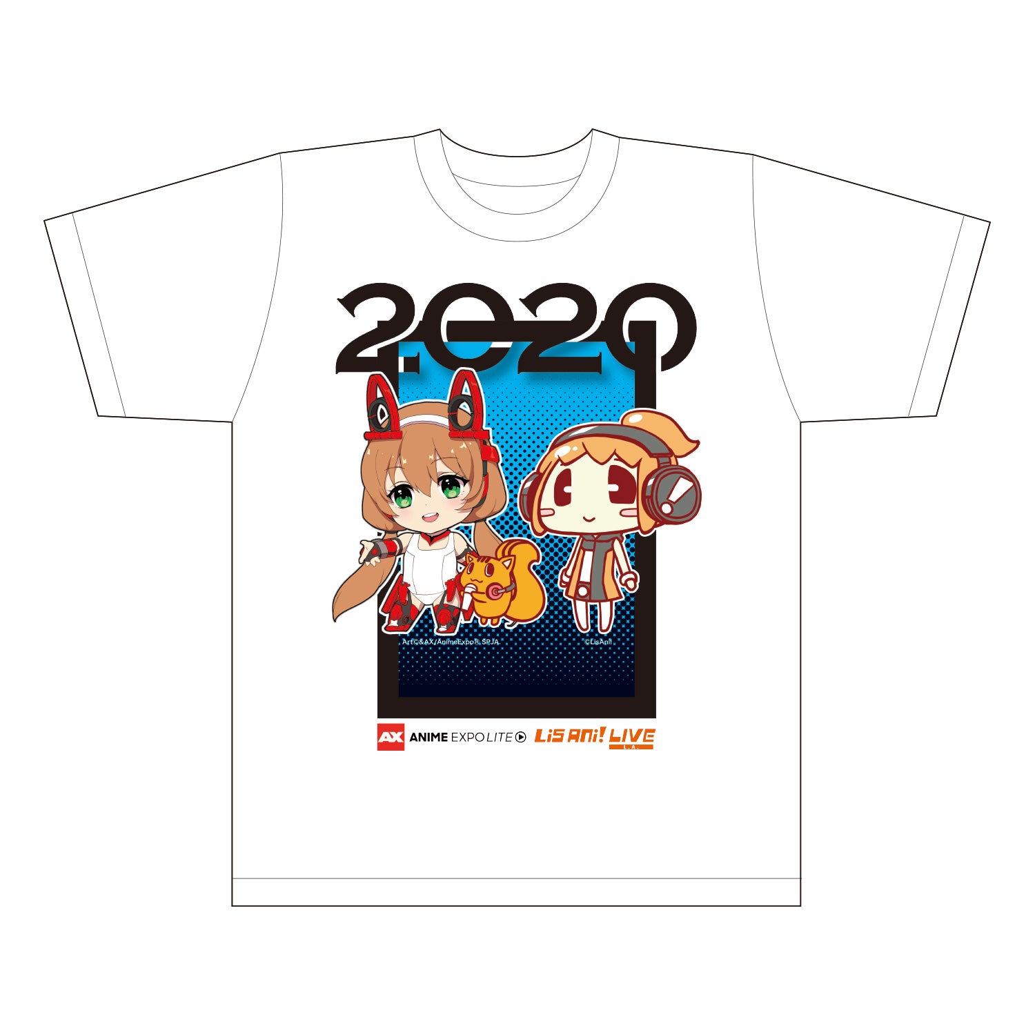 【予約商品】Anime Expo Lite ×リスアニ！LIVE L.A. Tシャツ C