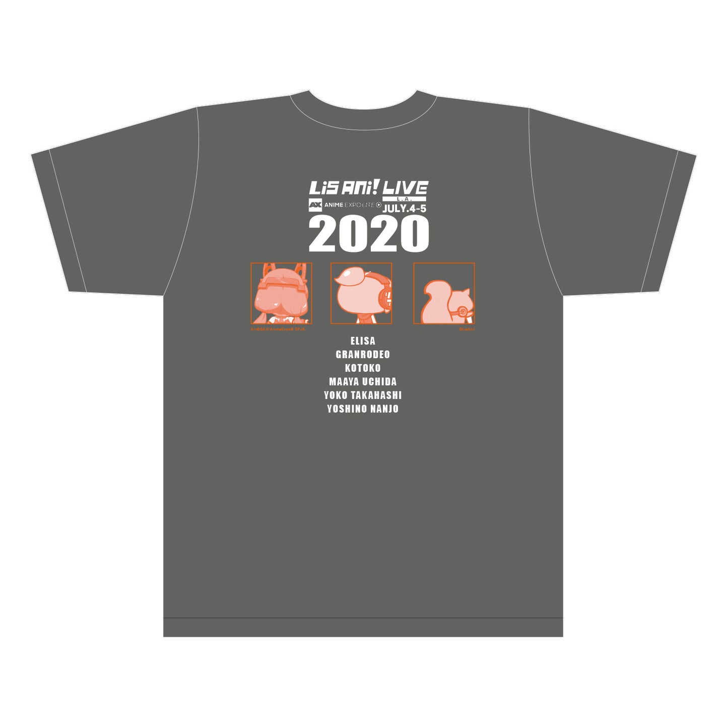 【予約商品】Anime Expo Lite ×リスアニ!LIVE L.A. Tシャツ J