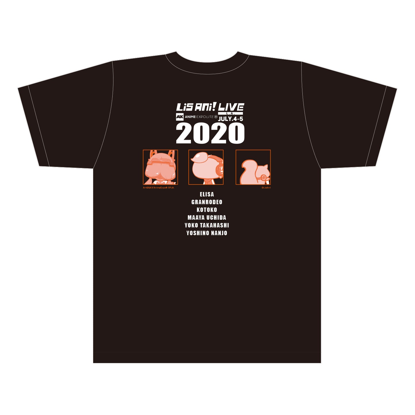 【予約商品】Anime Expo Lite ×リスアニ!LIVE L.A. Tシャツ J