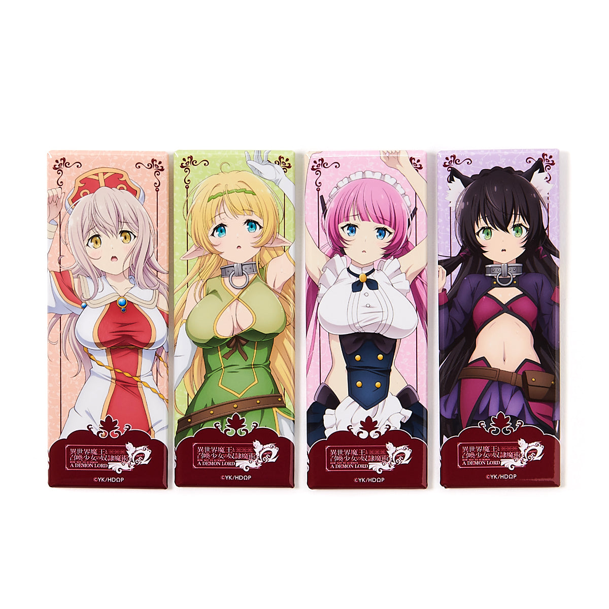 異世界魔王と召喚少女の奴隷魔術Ω 描き下ろし ロング缶バッジ