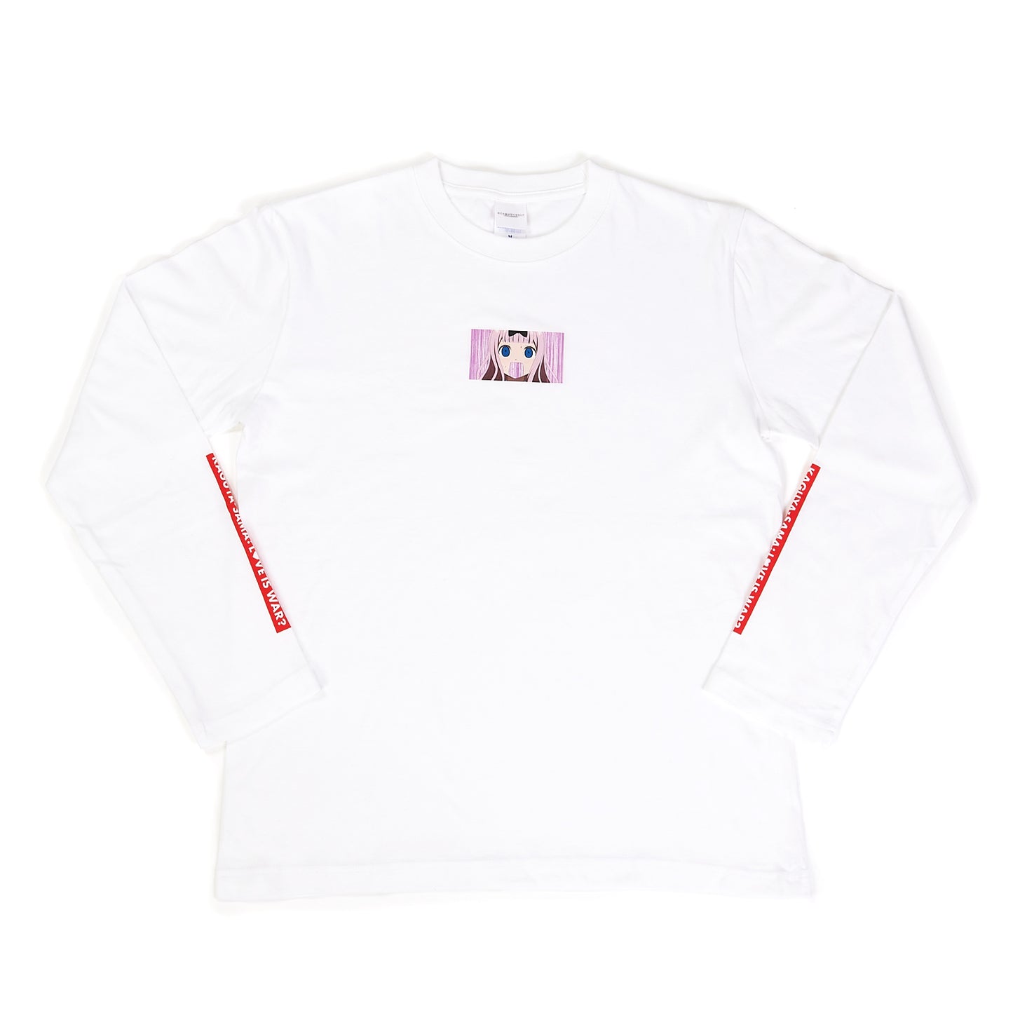 『かぐや様は告らせたい?<del>~天才たちの恋愛頭脳戦~</del>』藤原ロングスリーブ Tシャツ