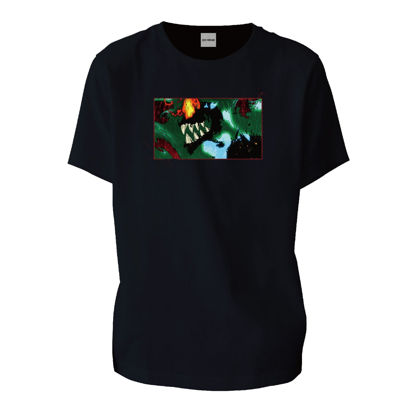 炎炎ノ消防隊 Tシャツ 人体発火現象 Green