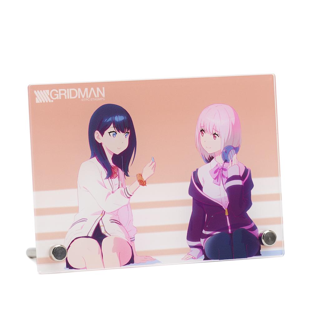 SSSS.GRIDMAN 【イリヤ・クブシノブ描き下ろし】アクリルプレート(六花&アカネ)
