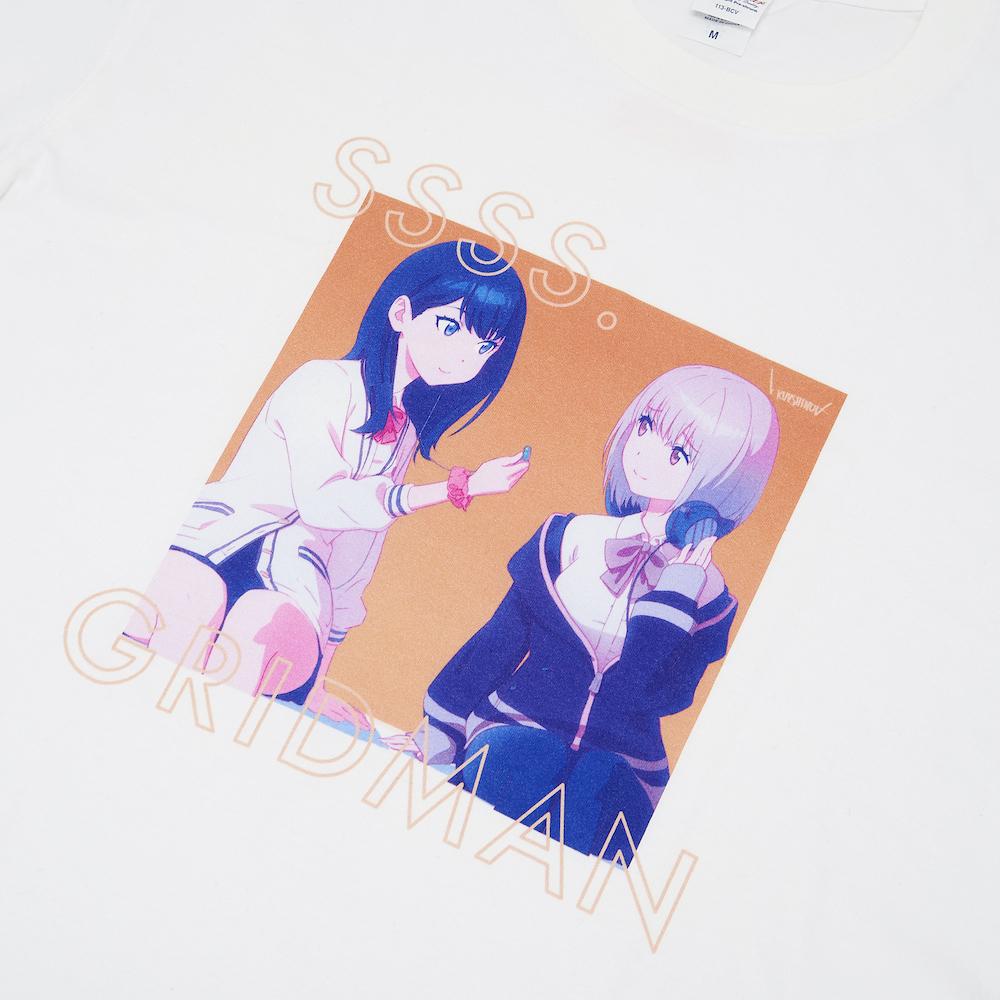 SSSS.GRIDMAN 【イリヤ・クブシノブ描き下ろし】Tシャツ(六花&アカネ)