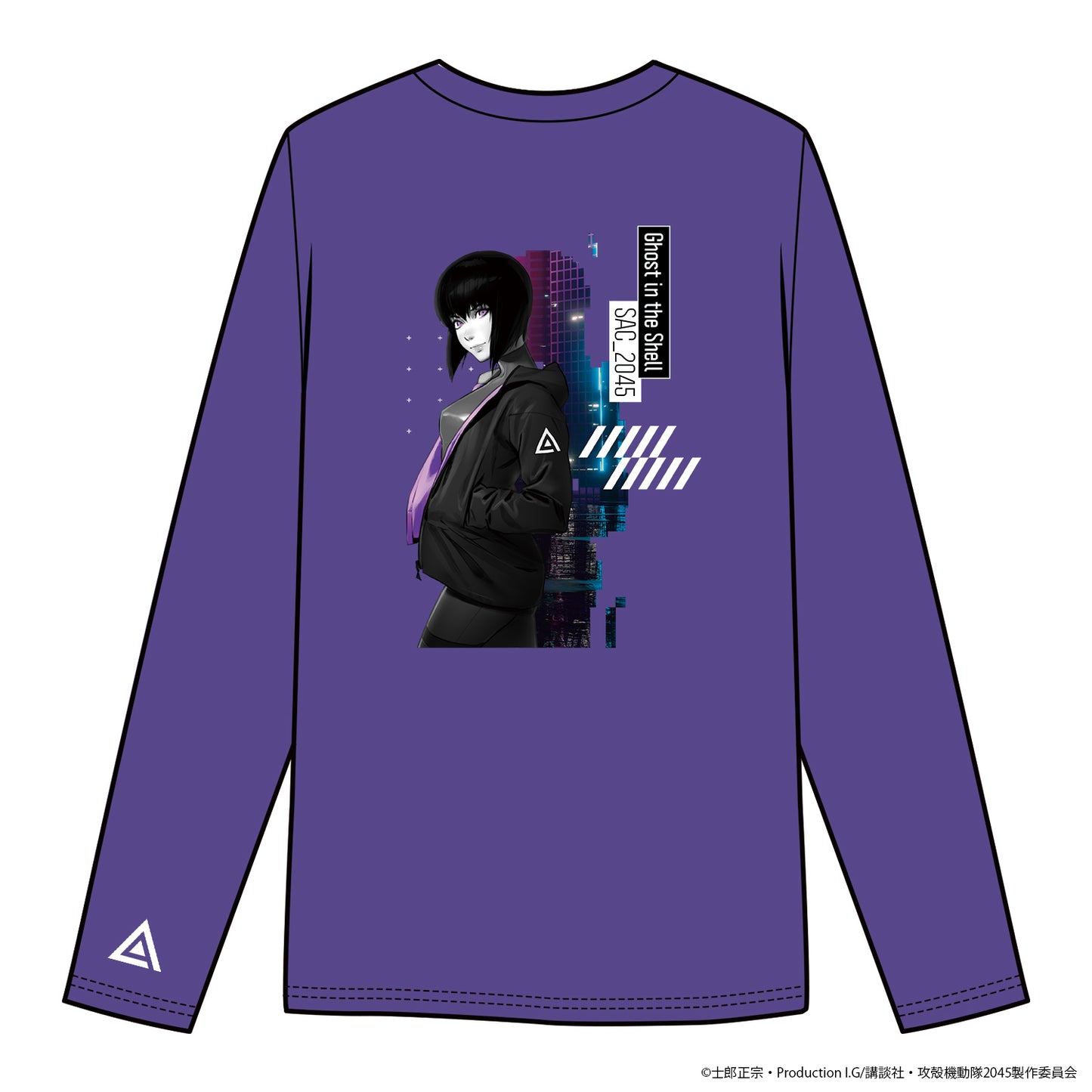『攻殻機動隊 SAC_2045』 ロングスリーブTシャツ パープル