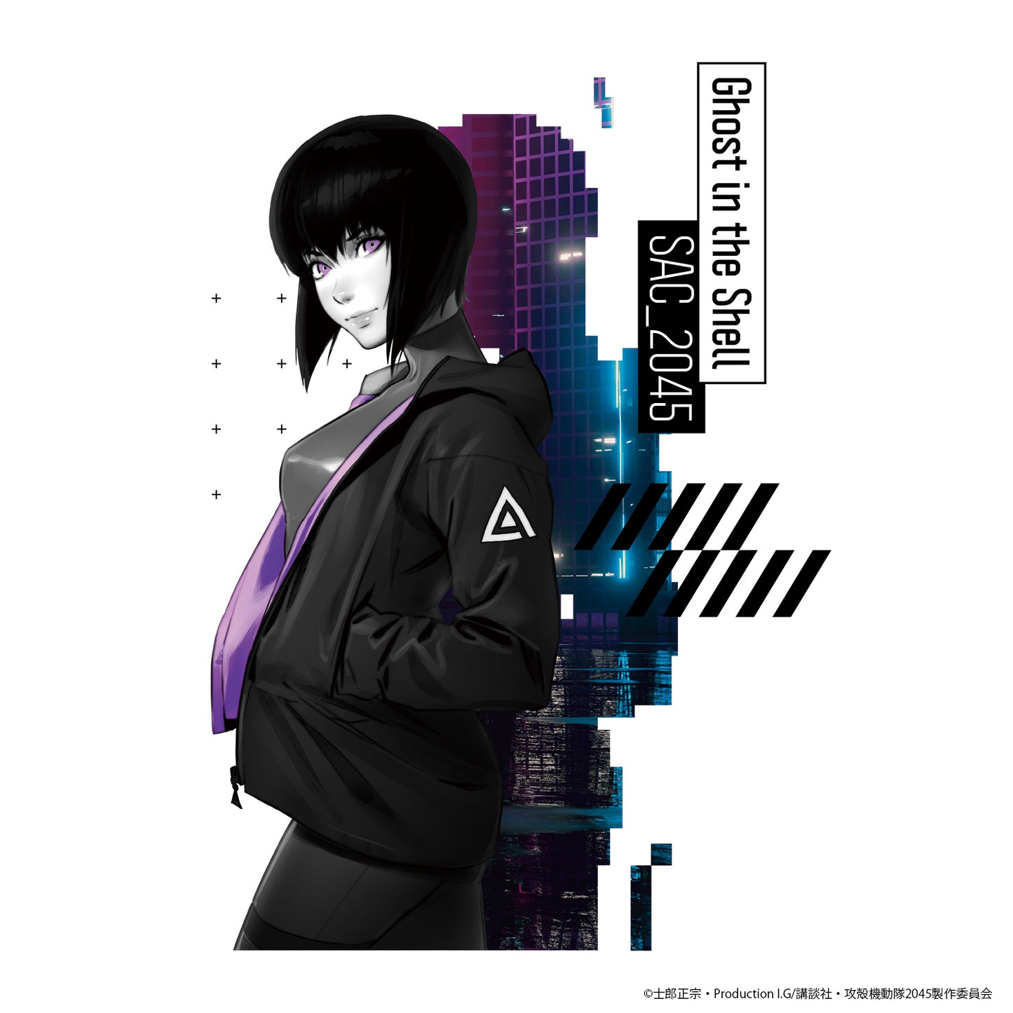 『攻殻機動隊 SAC_2045』 ロングスリーブTシャツ ホワイト