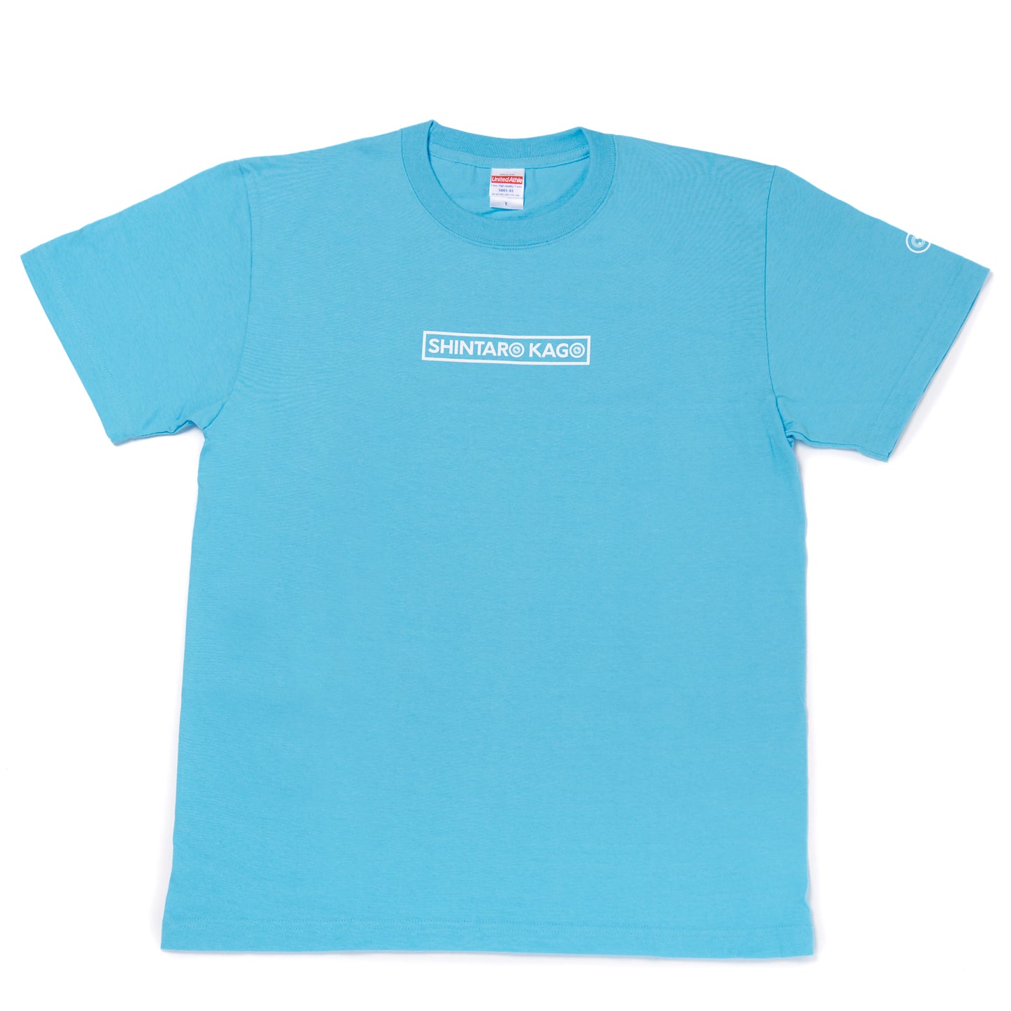 駕籠真太郎 Tシャツ アクアブルー