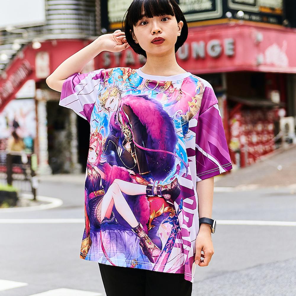 白猫プロジェクト フルグラフィックTシャツ(コルネ)
