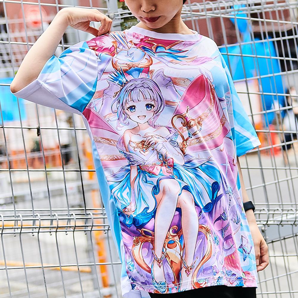 白猫プロジェクト フルグラフィックTシャツ(ティナ)