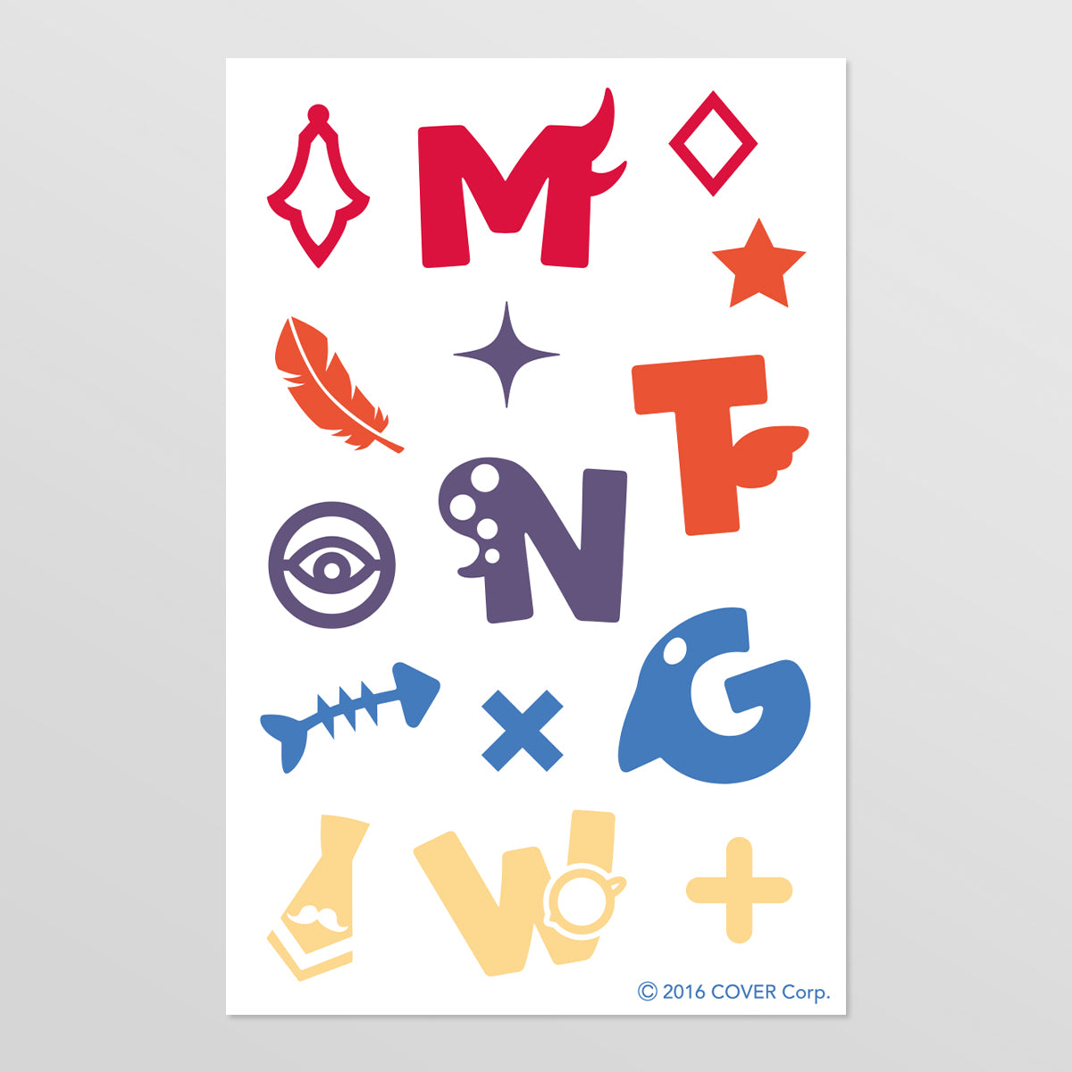 hololive English TATOOシール