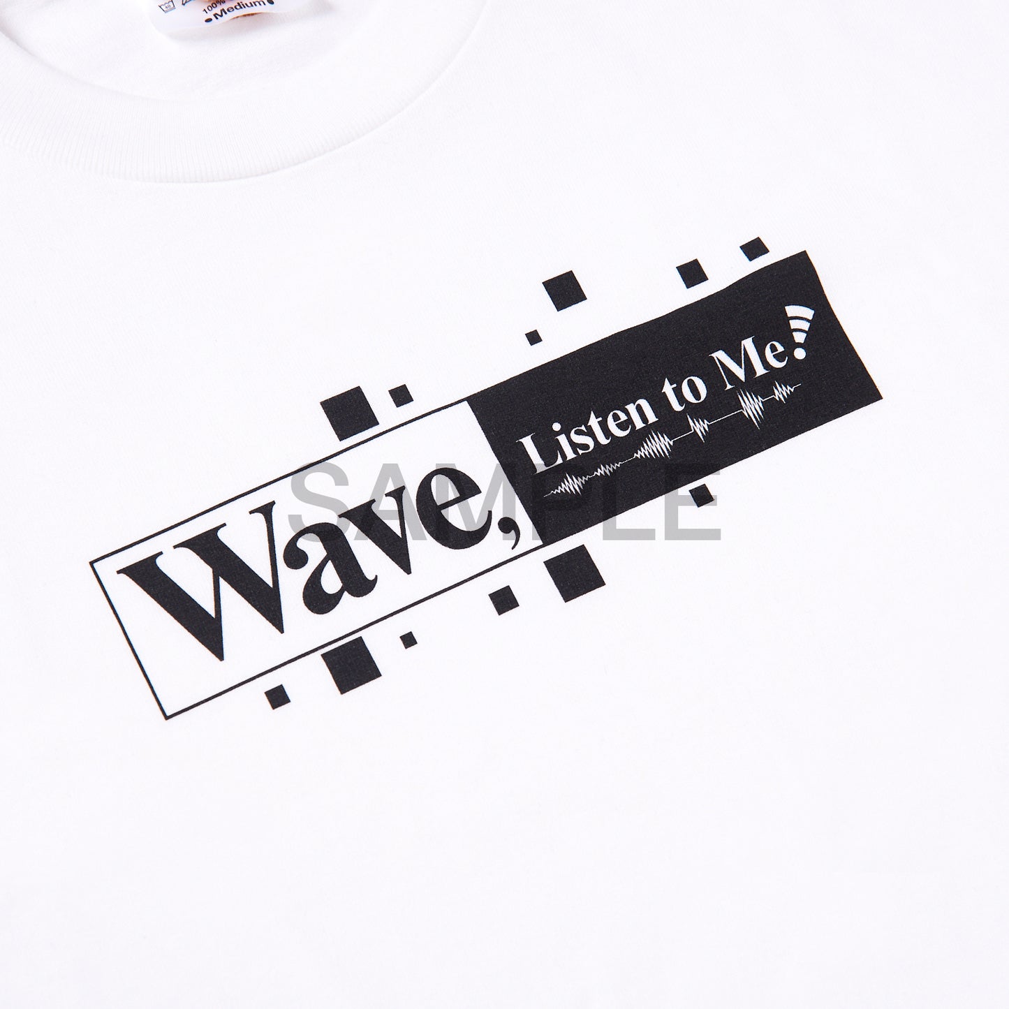 波よ聞いてくれ タイトル Tシャツ