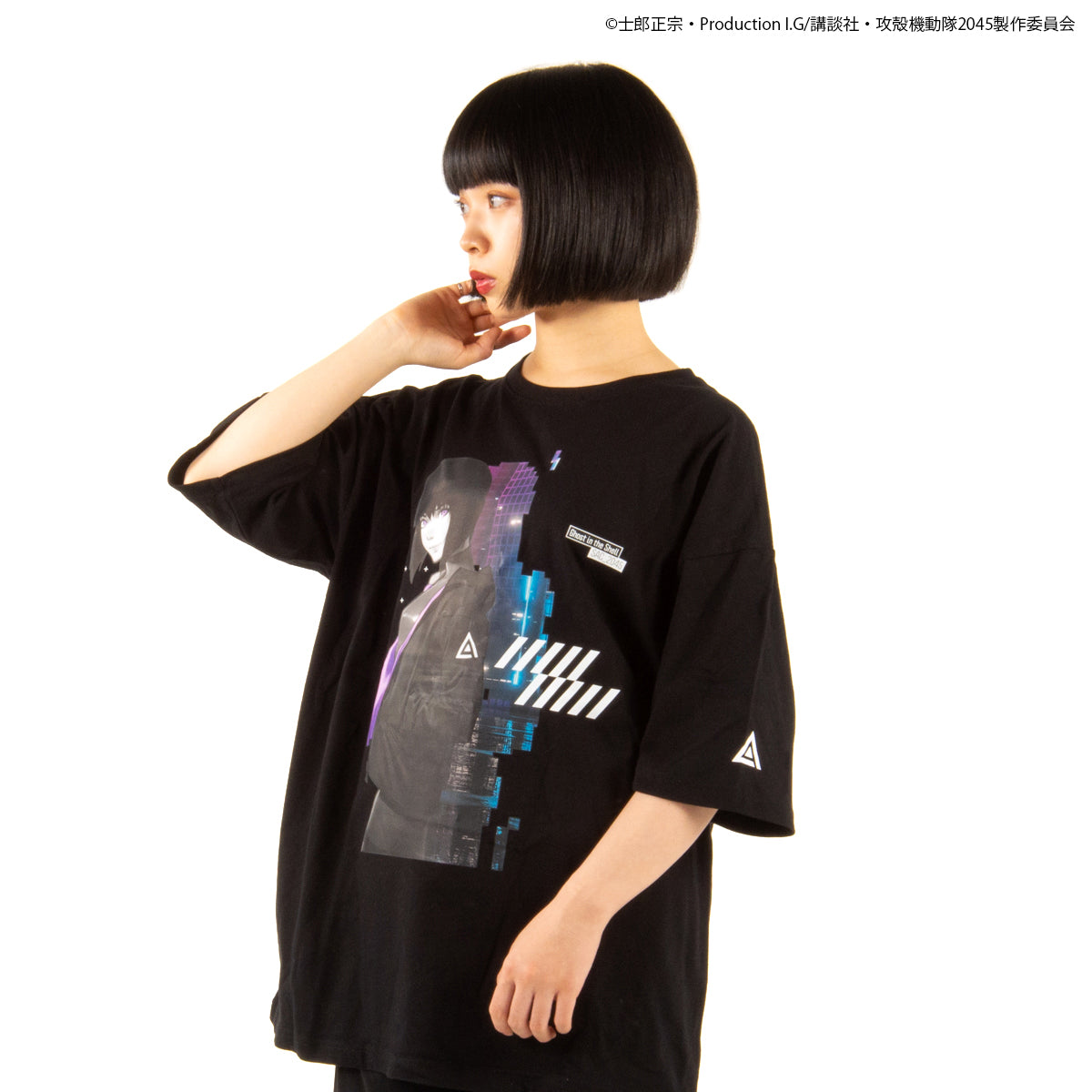 攻殻機動隊 SAC_2045』 Tシャツ ブラック - Tokyo Otaku Mode
