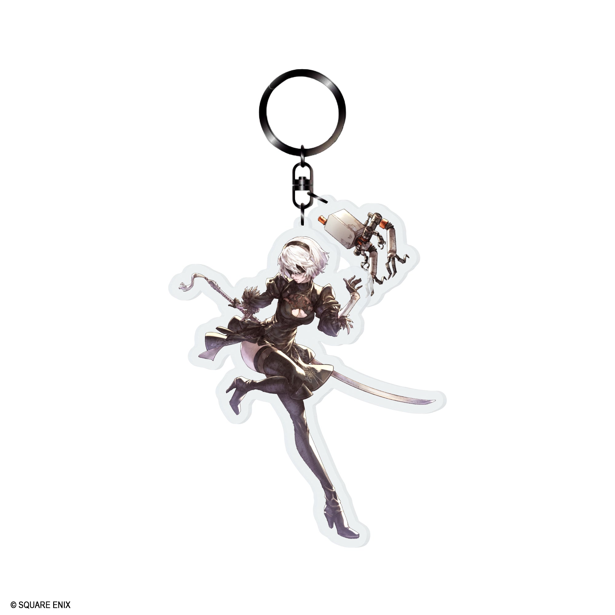 NieR:Automata ナンジャタウンコラボ 9S キーホルダー5種 NieR:Automata 9th Anniversary アクリルキーホルダー 2B【予約商品