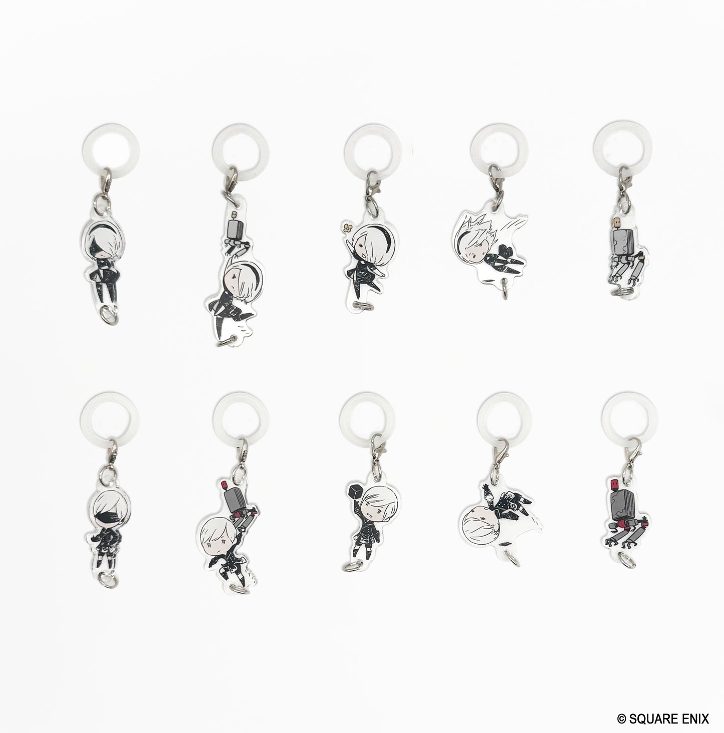 【Box/10】NieR:Automata つながるゆらゆらアクリルチャーム【予約商品】