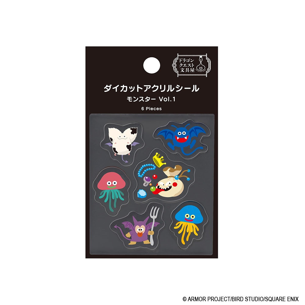 ドラゴンクエスト ドラゴンクエスト文具屋 ダイカットアクリルシール モンスター Vol.1【予約商品】