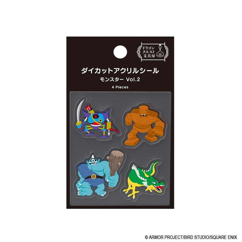 ドラゴンクエスト ドラゴンクエスト文具屋 ダイカットアクリルシール モンスター Vol.2【予約商品】