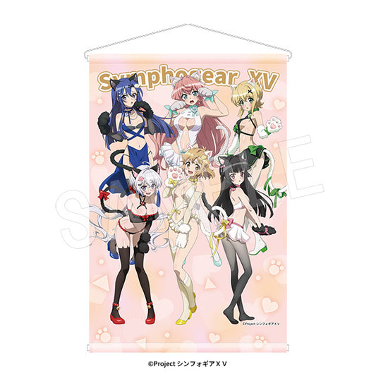 戦姫絶唱シンフォギアXV B2タペストリー 猫Ver.【予約商品】